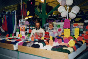 Dianne's Knitting Yarns First Market Stall (1985)